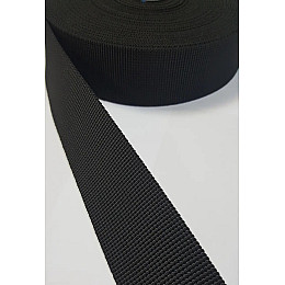 Стропа лента ременная Студия Комфорта полиамид нейлон 40мм Черный (1м)