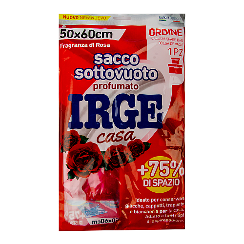 Парфумований вакуумний пакет для одягу Boni IRGE Роза 50*60 см