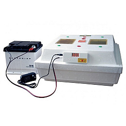 Інкубатор для яєць Квочка MI-30-1E-12RF з підключенням 12 В з датчиком вологості функцією GSM