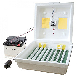 Інкубатор для яєць Квочка MI-30-1E-12RF з підключенням 12 В з датчиком вологості функцією GSM