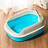 Туалет для кошек с лопаткой Taotaopets 226611 40*29*13,5 см Blue