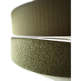 Липучка Велкро текстильная усиленная Студия Комфорта 50мм Хаки Крючок (Жесткая часть) 1м