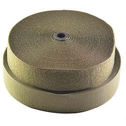 Липучка Велкро текстильная усиленная Студия Комфорта 50мм Хаки Крючок (Жесткая часть) 1м