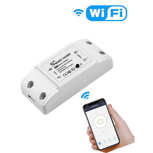 Умный беспроводной включатель RIAS Smart Home 220V 10A/2200W White (3_00706)