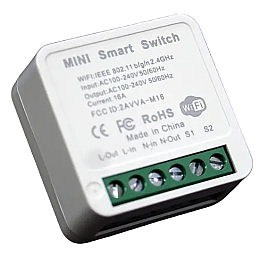 Розумний бездротовий вмикач RIAS M-16 Wi-Fi 220V 16A/3520W White (3_01781)