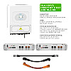 Комплект бесперебойного питания Deye 5 кВт / Pytes E-Box-48100R 2 шт 5,12 кВт*ч/51.2В