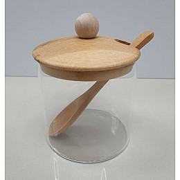 Цукорниця з ложкою 350 мл Бамбукова Перлина Ytech 16504-3