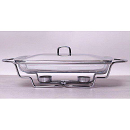 Мармит стеклянный прямоугольный 3 л Bohmann BH-2008