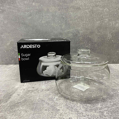 Цукорниця боросилікатне скло 500 мл Ardesto AR2602SP