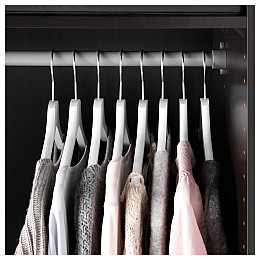 Тремпеля плечики IKEA BUMERANG 43 см 8 шт Белые (702.385.41)