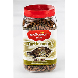 Корм Акваріус Меню для черепах палочки 150 г (4820079310024)