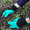 Садові рукавички з пластиковими наконечниками Garden gloves 119-8617936