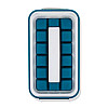 Форма для льда RIAS Diy Ice силиконовая 21.5x11.3x3.5 Blue (3_01227)