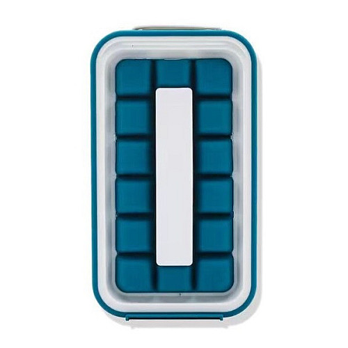 Форма для льда RIAS Diy Ice силиконовая 21.5x11.3x3.5 Blue (3_01227)