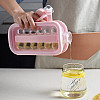 Форма для льда Wanhengda Ice Cube Tray силиконовая 11.5x21.5 см Pink (3_02755)