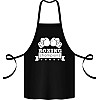 Фартук с принтом Арбуз Boxing champions 68 см Черный