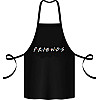 Фартук с принтом Арбуз Friends 68 см Черный