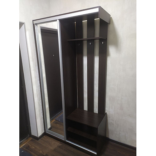Прихожая City One Door Doros Венге 1 Зеркало 110х45х210 (44900084)