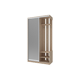 Прихожая City One Door Doros Дуб сонома 1 Зеркало 110х45х210 (44900083)