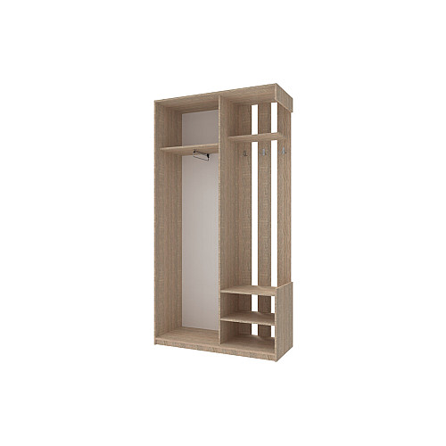 Прихожая City One Door Doros Дуб сонома 1 Зеркало 110х45х210 (44900083)