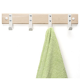 Вешалка настенная WESTERN HOUSE 47x10 см белая