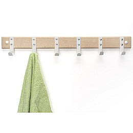 Вешалка настенная WESTERN HOUSE 69x10 см белая