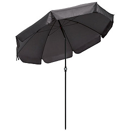 Великий пляжний парасолька з тефлоновим покриттям 180 см Livarno Сірий (100343334 grey)