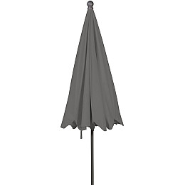 Великий пляжний парасолька з тефлоновим покриттям 180 см Livarno Сірий (100343334 grey)