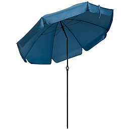 Великий пляжний парасолька з тефлоновим покриттям 180 см Livarno Синій (100343334 blue)