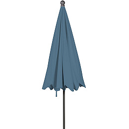 Великий пляжний парасолька з тефлоновим покриттям 180 см Livarno Синій (100343334 blue)