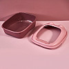 Туалет для кошек Taotaopets 268802 лоток для котов 40*30*20 cm Pink с лопаткой
