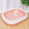 Туалет лоток для кошек Taotaopets 225501 46*38*13 см Pink с лопаткой