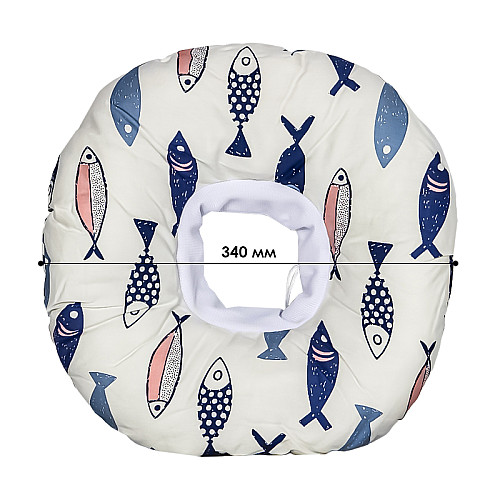 М'який комір-подушка для кішок Taotaopets 048806 L (14-18 см) Fish