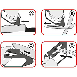 Точилка для ножей и ножниц 3 Claveles (09426)
