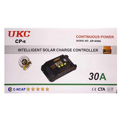 Контролер заряду сонячної батареї UKC CP-430A N