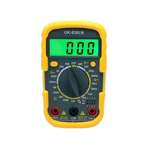 Цифровий мультиметр UNI-T 830 LN UK тестер професійний, зі звуковим сигналом.