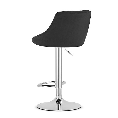 Барный стул LEOBERT KAST BLACK-CHROM (Aksamit)