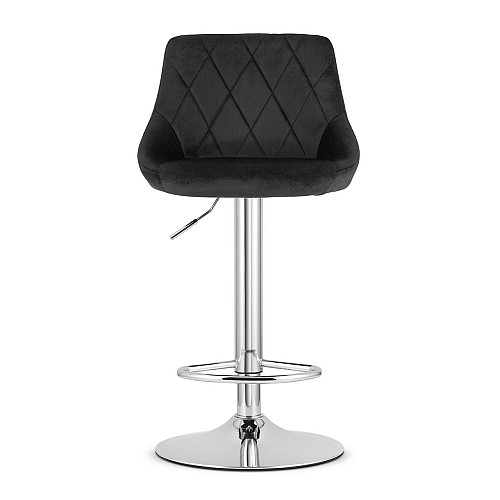 Барный стул LEOBERT KAST BLACK-CHROM (Aksamit)