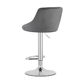 Барный стул LEOBERT KAST GREY-CHROM (Aksamit)