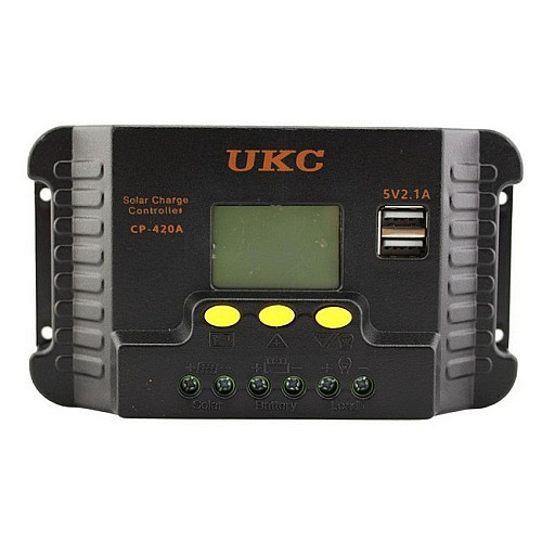 Контролер заряду сонячної батареї UKC CP-420A 8459 N