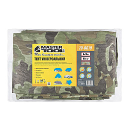 Тент MASTERTOOL 6х10 м 90 г/м² Camouflage (79-8610)