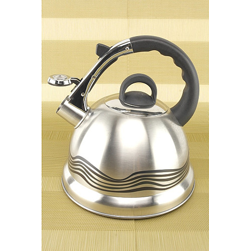 Кухонний чайник зі свистком для всіх типів плит A-PLUS WK-1384 3.2 л Steel