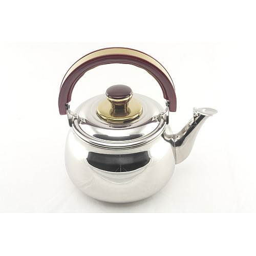 Чайник кухонний зі свистком та заварником A-PLUS WK-9028 1,8 л Steel