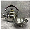 Чайник кухонний зі свистком та заварником A-PLUS WK-9028 1,8 л Steel