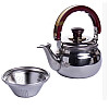 Чайник кухонний зі свистком та заварником A-PLUS WK-9028 1,8 л Steel