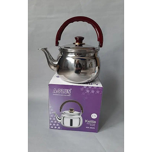 Чайник кухонний зі свистком A-PLUS WK-9029 2.7 л Steel
