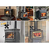 Вентилятор для печей та топок на тепловій енергії Voda Eco Fan Mini Stove Black N