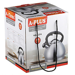 Чайник со свистком A-PLUS 1374 3 л Steel