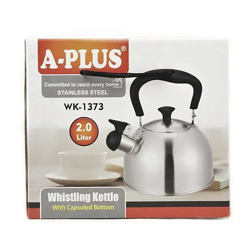 Чайник зі свистком A-PLUS 1373 2 л Steel