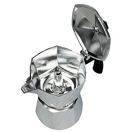Алюминиевая гейзерная кофеварка 300 мл MAGIO MG-1004 Metal